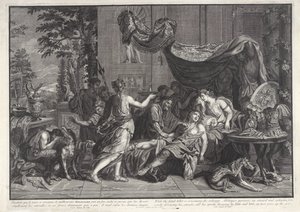 Meleager halála A Meleager története (sorozat címe) alkotó: Bernard Picart