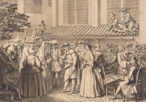 Esküvő a felnémet zsidóknál alkotó: Bernard Picart