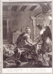 Penelope a szövőszéknél, 1731 alkotó: Bernard Picart