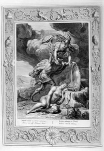 Perszeusz levágja Medúza fejét, 1733 alkotó: Bernard Picart