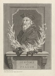 Prágai Jeromos portréja, 1712 alkotó: Bernard Picart