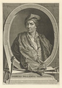 Andrea Palladio építész portréja 1508-1580 Paolo Veronese nyomán, 1716. alkotó: Bernard Picart
