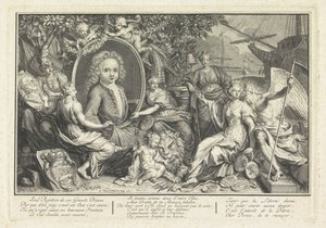 IV. Vilmos, Orange-Nassau hercegének portréja alkotó: Bernard Picart