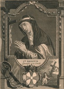 Ste. Brigitte, 1713. alkotó: Bernard Picart