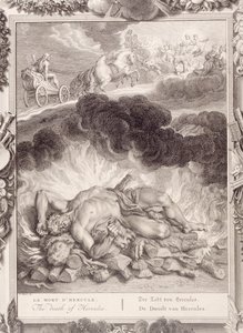 Herkules halála, 1731 alkotó: Bernard Picart