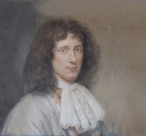 Christiaan Huygens portréja 1629-1695, 1686.