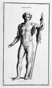 Bacchus, egy római szobor után, 1757