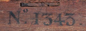 Komód, 1745 körül (ormolura szerelt japán lakk és ebonizált fa)