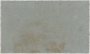 A férfi fejének egy része alkotó: Bernardino Lanino (possibly)