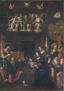 A Pásztorok imádata alkotó: Bernardino Luini