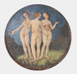 A három grácia, kb. 1509. alkotó: Bernardino Pinturicchio