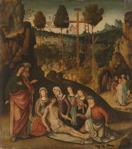Krisztus siralma alkotó: Bernardino Zaganelli di Bosio (attributed to)