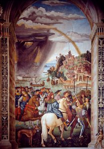 Pio (Pius) pápa élete (Enea Silvio Piccolomini alkotó: Bernardino di Betto Pinturicchio