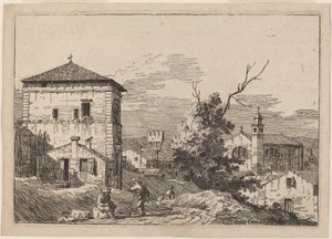 Táj egy halott fával alkotó: Bernardo Bellotto