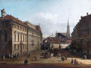 A bécsi Lobkowitzplatz alkotó: Bernardo Bellotto