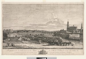 Drezda kilátása alkotó: Bernardo Bellotto