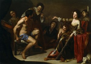 Herkules és Omphale alkotó: Bernardo Cavallino