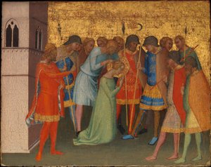 Szent Reparata végrehajtásra készül, 1327-48 körül (tempera fán)