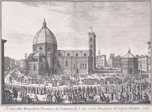 Firenze városának kilátása, XXI. tábla, „Válogatás a XXIV alkotó: Bernardo Sansone Sgrilli