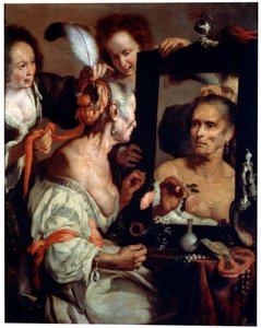 Régi Coquette Vanitas, 1630 után.