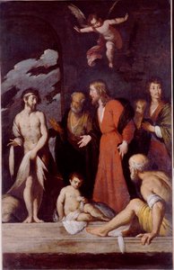 A bénultak gyógyulása alkotó: Bernardo Strozzi