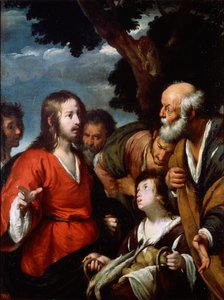 Az öt kenyér és két hal csodája, 1630 után. alkotó: Bernardo Strozzi