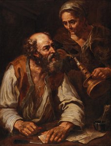 Egy levél lepecsételése (A tűz allegóriája) alkotó: Bernhard Keil