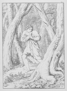 Dante Isteni komédiája, Inferno (Pokol), I. tábla (lithó)
