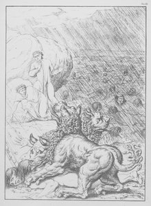 Dante Isteni komédiája, Inferno (Pokol), XI. tábla (lithó)