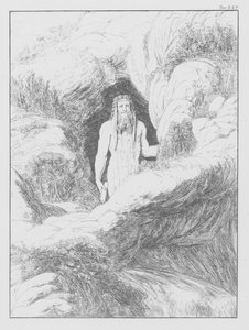 Dante Isteni komédiája, Inferno (Pokol), XXV. tábla (litográfia)