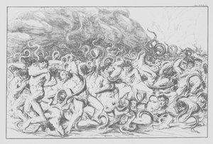 Dante Isteni komédiája, Inferno (Pokol), XXXVI. tábla (litográfia)