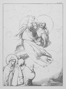 Dante Isteni komédiája, Paradiso (Mennyország), XXXIII. tábla (litográfia) alkotó: Bernhard Schuler