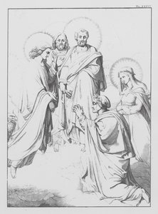Dante Isteni komédiája, Paradiso (Mennyország), XXXIV. tábla (litográfia)