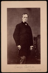George Catlin portréja 1796-1872, 1867 körül. alkotó: Bernheim