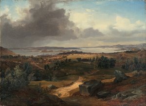 Christiania Sinsen felől nézve alkotó: Bernt Lund