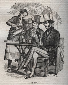Le cafe – gravírozás a „La Physiologie du gout”-ba, Jean Anthelme Brillat Savarin