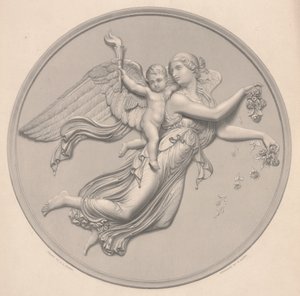Reggel, rajzolta F. R. Roffe (fl.1850-63), metszette: William Callio Roffe (1817-89), 19. század közepe (metszet reprodukciója) alkotó: Bertel (after) Thorvaldsen