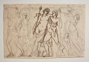 Bacchus körmenet alkotó: Bertel Thorvaldsen