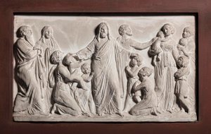 Krisztus megáldja a gyermekeket alkotó: Bertel Thorvaldsen