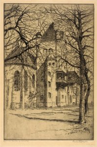 Német épület, Chicago alkotó: Bertha Evelyn Jaques