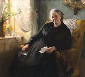 Melchior születésű Cecilie Trier portréja
