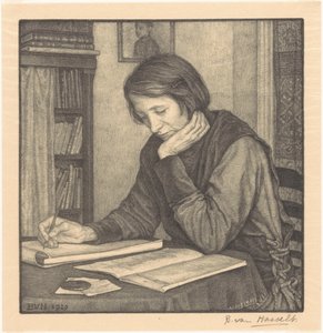 Sanne Bruinier portréja alkotó: Bertha van Hasselt (signed by artist)