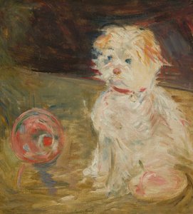 Golyós kutya. alkotó: Berthe Morisot