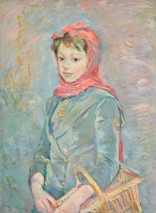 Francia: Fillette portant un panier alkotó: Berthe Morisot