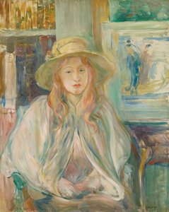Lány szalmakalapban Lány szalmakalapban, 1892. alkotó: Berthe Morisot