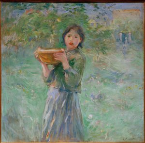 A tejes tál alkotó: Berthe Morisot