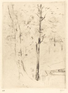 Tó evezős csónakkal, 18881890. alkotó: Berthe Morisot