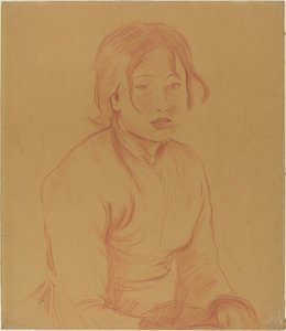 Parasztlány alkotó: Berthe Morisot