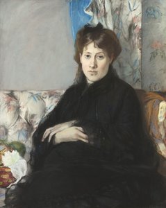 Madame Edma Pontillon portréja, született Morisot, 1871 alkotó: Berthe Morisot