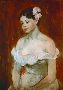 Egy fiatal nő portréja ... (olaj, vászon) alkotó: Berthe Morisot
